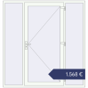 Preisgestaltung Haustüren 2000x2100 mm DOOR KORSA OPTIMUM REHAU BRILLANT RAL 9016 Traffic white beidseitig. Preis: 1.567,82 €