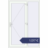 Preisgestaltung Haustüren 1400x2100 mm DOOR KORSA BASE REHAU EURO 60 RAL 9016 Traffic white beidseitig. Preis: 1.017,24 €