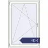 Preisgestaltung Kipp und Drehfenster 1000x1500 mm KORSA ALU LIGHT A RAL 9016 Traffic white beidseitig. Preis: 433,38 €