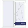 Preisgestaltung Kipp und Drehfenster 1295x1500 mm KORSA OPTIMUM REHAU EURO 70 RAL 9016 Traffic white beidseitig. Preis: 328,66 €