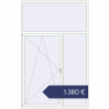 Preisgestaltung Kipp und Drehfenster 1780x2840 mm KORSA Comfort SYNEGO MD RAL 9016 Traffic white beidseitig. Preis: 1.380,19 €