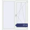 Preisgestaltung Kipp und Drehfenster 1300x1500 mm KORSA REHAU BRILLANT DESIGN. Preis: 176,97 €