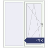 Preisgestaltung Kipp und Drehfenster 1300x1500 mm KORSA ENERGY-SAVING REHAU SYNEGO MD RAL 9016 Traffic white beidseitig. Preis: 477,02 €