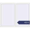 Preisgestaltung Kipp und Drehfenster 1600x1300 mm KORSA Comfort SYNEGO MD RAL 9016 Traffic white beidseitig. Preis: 452,42 €