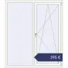 Preisgestaltung Kipp und Drehfenster 1500x1750 mm KORSA OPTIMUM REHAU EURO 70 RAL 9016 Traffic white beidseitig. Preis: 395,18 €