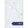 Preisgestaltung Kipp und Drehfenster 1000x1500 mm KORSA OPTIMUM REHAU EURO 70 RAL 9016 Traffic white beidseitig. Preis: 283,22 €