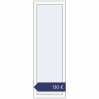 Preisgestaltung Kipp und Drehfenster 490x1490 mm KORSA ALU LIGHT A RAL 9016 Traffic white beidseitig. Preis: 129,96 €