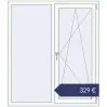 Preisgestaltung Kipp und Drehfenster 1300x1500 mm KORSA OPTIMUM REHAU EURO 70 RAL 9016 Traffic white beidseitig. Preis: 329,27 €