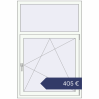 Preisgestaltung Kipp und Drehfenster 1000x1500 mm KORSA ENERGY-SAVING REHAU SYNEGO MD RAL 9016 Traffic white beidseitig. Preis: 404,76 €