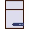 Preisgestaltung Kipp und Drehfenster 1000x1500 mm KORSA REHAU BRILLANT DESIGN BLACK_CHERRY beidseitig. Preis: 316,47 €