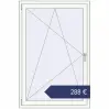 Preisgestaltung Kipp und Drehfenster 1000x1500 mm KORSA OPTIMUM REHAU EURO 70 RAL 9016 Traffic white beidseitig. Preis: 288,04 €