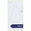 Preisgestaltung Kipp und Drehfenster 1000x2000 mm KORSA ALU LIGHT A RAL 9016 Traffic white beidseitig. Preis: 496,22 €