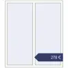Preisgestaltung Kipp und Drehfenster 1300x1500 mm KORSA REHAU BRILLANT DESIGN RAL 9016 Traffic white beidseitig. Preis: 277,71 €