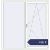 Preisgestaltung Kipp und Drehfenster 1650x1750 mm KORSA OPTIMUM REHAU EURO 70 RAL 9016 Traffic white beidseitig. Preis: 425,78 €