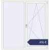 Preisgestaltung Kipp und Drehfenster 1650x1750 mm KORSA OPTIMUM REHAU EURO 70 RAL 9016 Traffic white beidseitig. Preis: 415,99 €