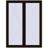 Preisgestaltung Balkontüren 1600x2100 mm BALCONY DOOR REHAU EURO 70 BLACK_BROWN beidseitig