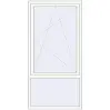 Preisgestaltung Kipp und Drehfenster 1000x2000 mm KORSA ALU LIGHT A RAL 9016 Traffic white beidseitig