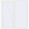 Preisgestaltung Kipp und Drehfenster 1650x1750 mm KORSA OPTIMUM REHAU EURO 70