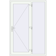 Haustüren 1400x2100 mm DOOR KORSA BASE REHAU EURO 60