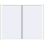 KORSA OPTIMUM REHAU EURO 70 1600x1300 mm RAL 9016 Traffic white beidseitig