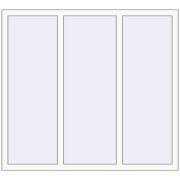 KORSA OPTIMUM REHAU EURO 70 1450x1320 mm RAL 9016 Traffic white beidseitig