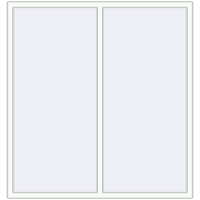 Kipp und Drehfenster 1650x1750 mm KORSA OPTIMUM REHAU EURO 70 RAL 9016 Traffic white beidseitig