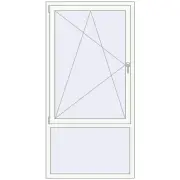 KORSA ALU LIGHT A 1000x2000 mm RAL 9016 Traffic white beidseitig