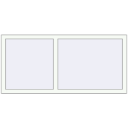 KORSA ALU LIGHT A 1500x700 mm RAL 9016 Traffic white beidseitig