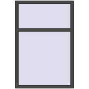 Kipp und Drehfenster 1000x1500 mm KORSA REHAU BRILLANT DESIGN BASALT_GREY beidseitig