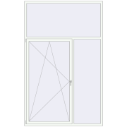KORSA Comfort SYNEGO MD 1780x2840 mm RAL 9016 Traffic white beidseitig