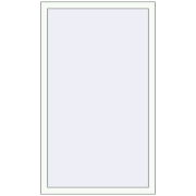 KORSA OPTIMUM REHAU EURO 70 900x1350 mm RAL 9016 Traffic white beidseitig
