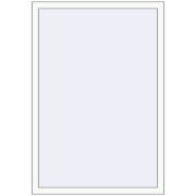 KORSA OPTIMUM REHAU EURO 70 1000x1500 mm RAL 9016 Traffic white beidseitig